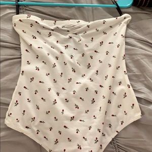 Forever21 floral bodysuit